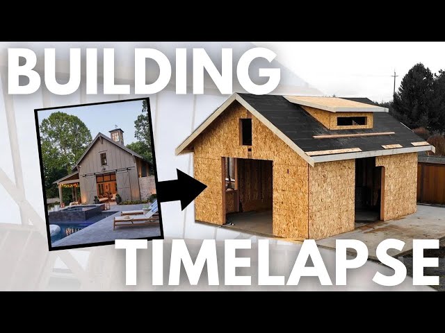 Tiny Party Barn Build - Building Timelapse in 10 Minutes Ep 2