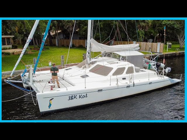 This Unique Catamaran Can Take You ANYWHERE [Full Tour] Learning the Lines