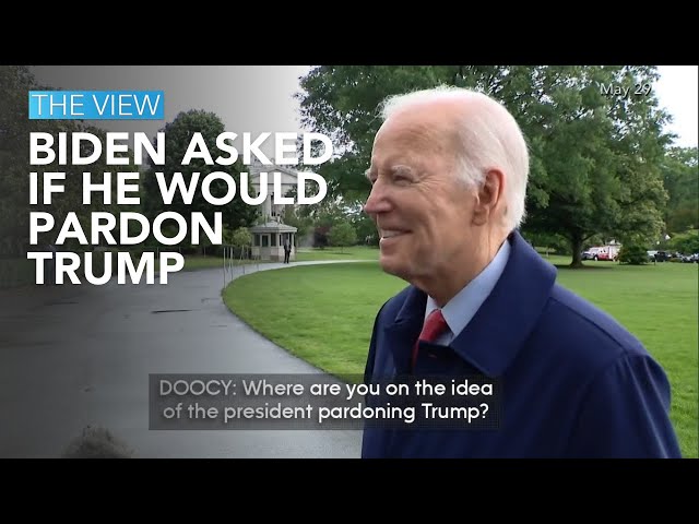 Biden Asked If He Would Pardon Trump | The View
