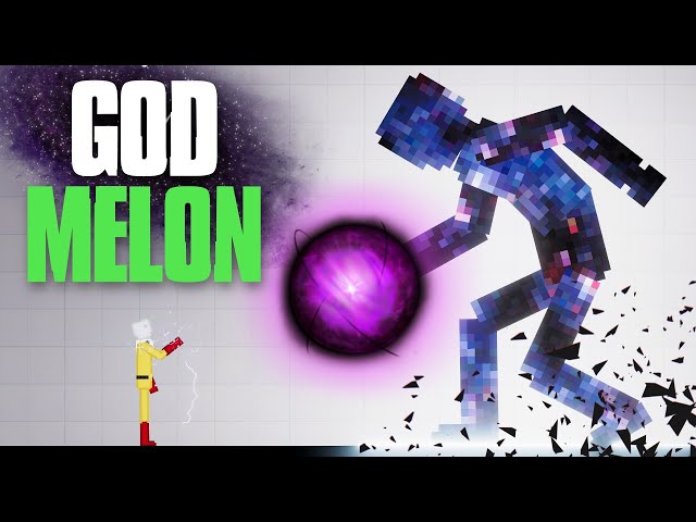 Saitama vs GOD Melon [GOD Cube Power] - People Playground 1.27