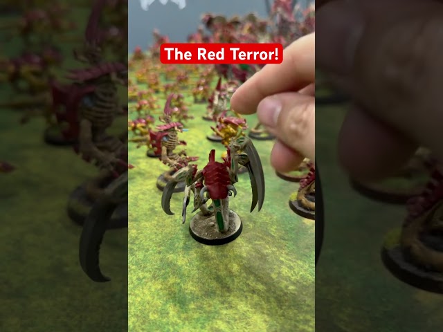The Red Terror! #warhammerminiatures #warhammer40k #tyranids