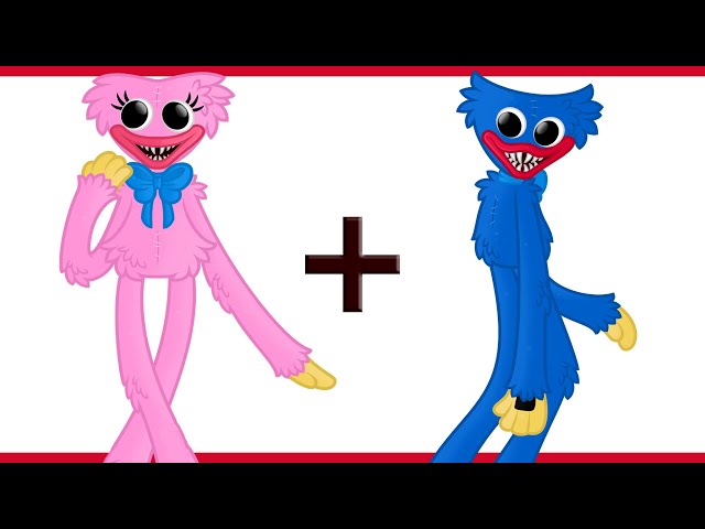 Kissy Missy + Huggy Wuggy = ? | Poppy Playtime Animation meme