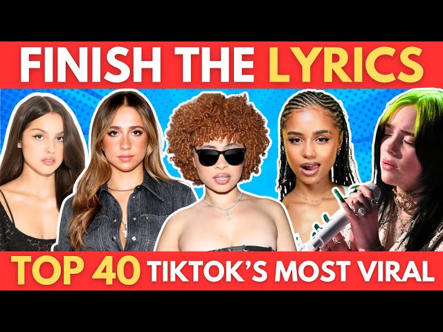FINISH THE LYRICS - Most Popular Viral TikTok Songs | MEGA CHALLENGE