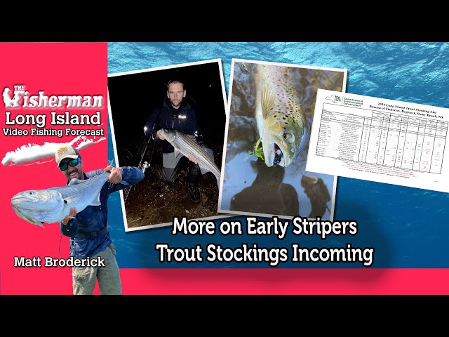 March 21st 2024 Long Island Metro Fishing Report with Matthew Broderick