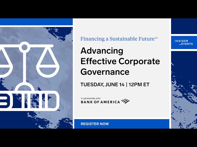 Advancing Effective Corporate Governance