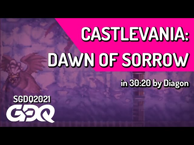 Castlevania: Dawn of Sorrow by Diagon in 39:32 - Summer Games Done Quick 2021 Online
