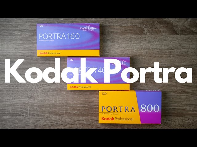 Kodak Portra 160 vs Portra 400 vs Portra 800 - 8K