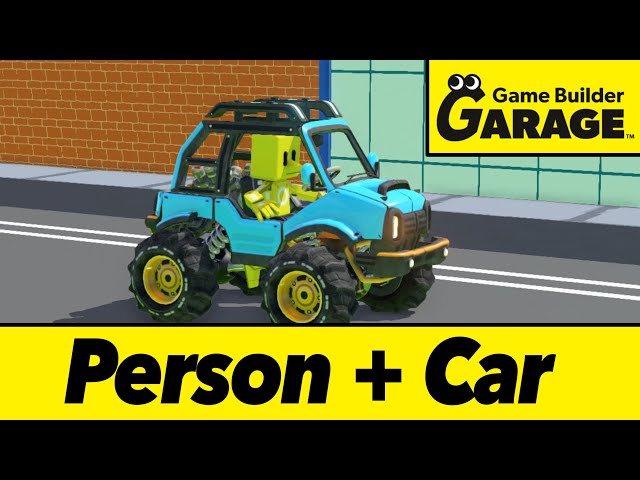 Teaching This Person To Drive A Car So He Can Get To The Store (Game Builder Garage Tutorial)