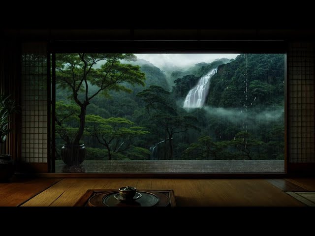 The waterfall and the sound of rain outside the window are very suitable for sleeping💤😴