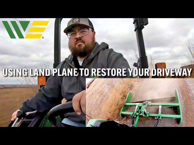 Restoring Roads & Driveways Using a Land Plane