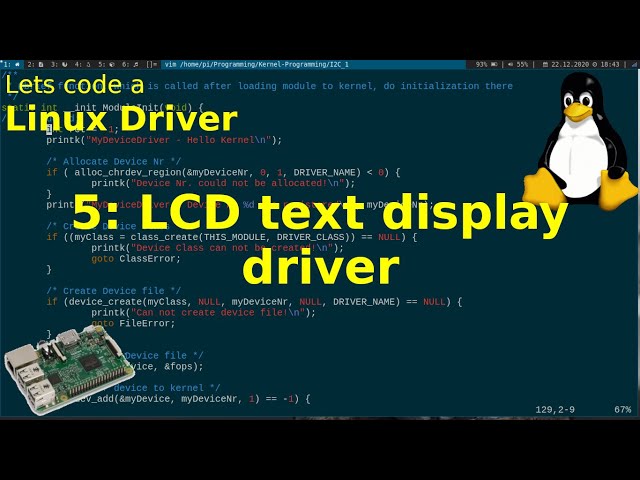Let's code a Linux Driver - 5: LCD text display driver (HD44780)