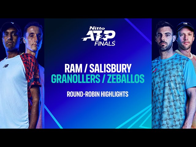 SALISBURY/RAM vs GRANOLLERS/ZEBALLOS | Nitto ATP Finals Highlights