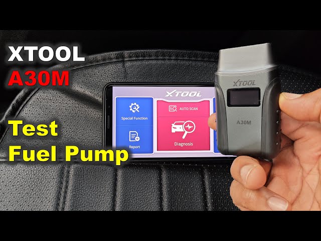 Direct Injection Fuel Pressure Test using XTOOL A30M / Check Fuel Pressure with a Scan Tool