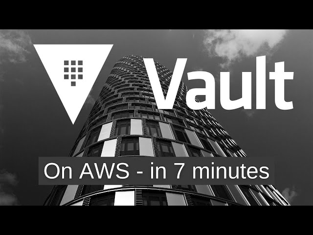 Create a Hashicorp Vault cluster (on AWS) in 2 Terraform applies