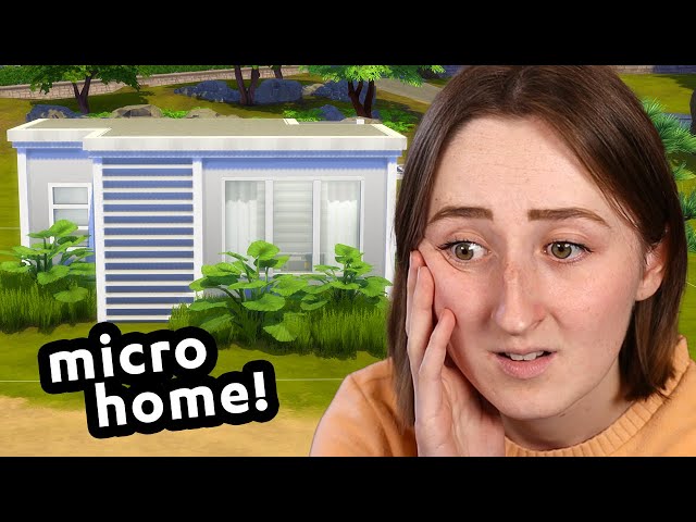 i built a fully functional MICRO home in the sims!
