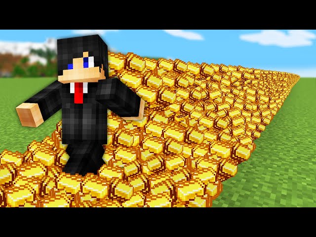 Minecraft but Everything I Touch turns to GOLD...