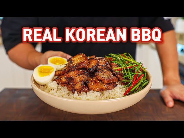 Making Rice Bowl With Authentic KOREAN BBQ (No Grill Required) MAEKJEOK