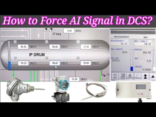 How to Force Signal in DCS | AI Signal Force from DCS | DCS System in ABB & Foxboro.