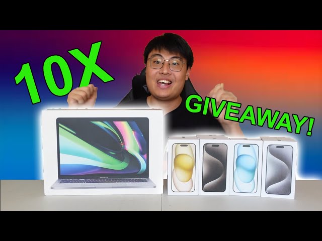 iPhone 15 & 15 Pro, MacBook M2 GIVEAWAY! | Watch The Whole Video! [OPEN] [WORLDWIDE]
