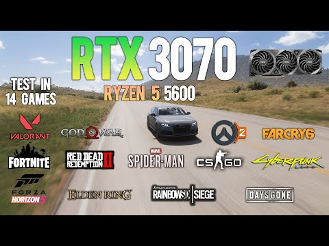 RTX 3070 + Ryzen 5 5600 Test in 14 Games - R5 5600 (Non x) Gaming