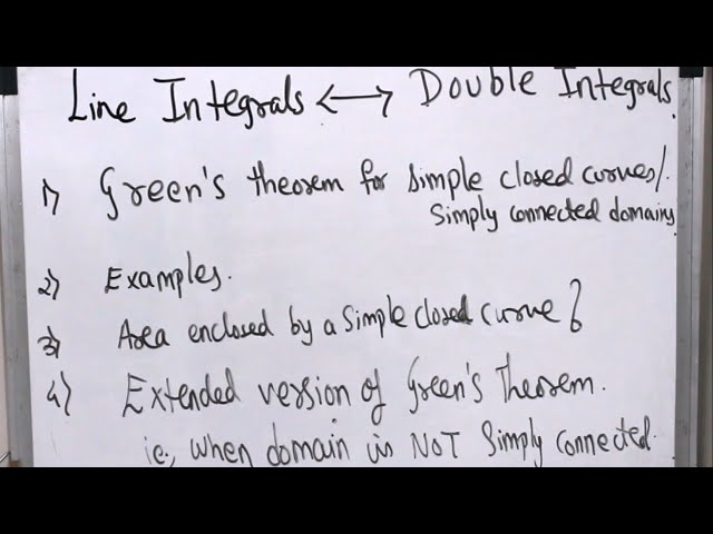 Session 6: Green's Theorem and it's extended version(see pinned comment)