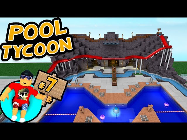 Pool Tycoon #7 - BUILDING A SLIDE | Roblox