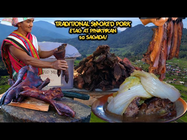 AUTHENTIC ETAG AT PINIKPIKAN | SMOKED MEAT | THE PROCESS OF MAKING ETAG OR SALTED MEAT