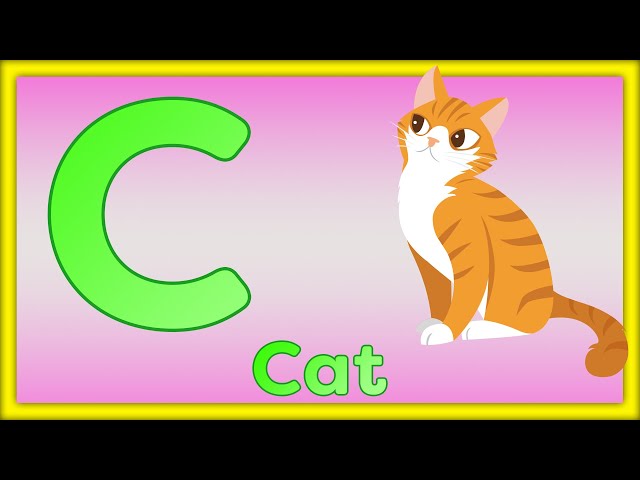 Letter C | Cat, Cake, Car & Crab - Learn the Letter C