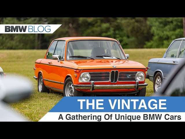 The Vintage - The Event Where You Can See Some Rare BMWs