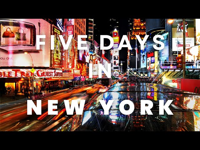 Escape to New York: Your Ultimate 5-Day Itinerary | Travel Guide 2024