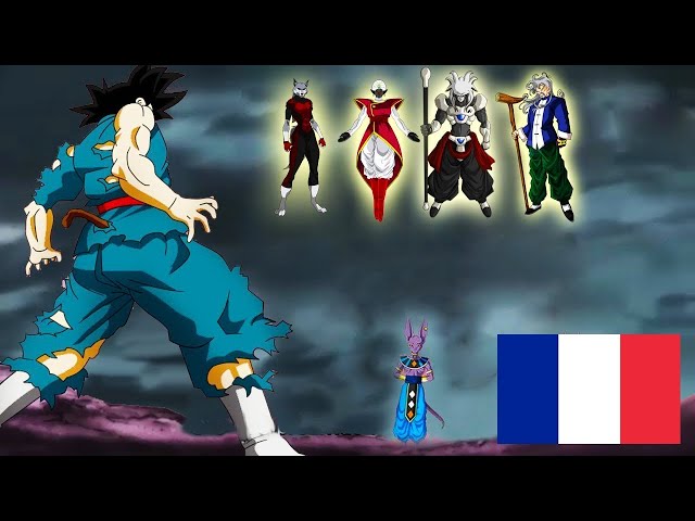 en français, Goku sous sa nouvelle forme élimine l'être le plus fort après la trahison