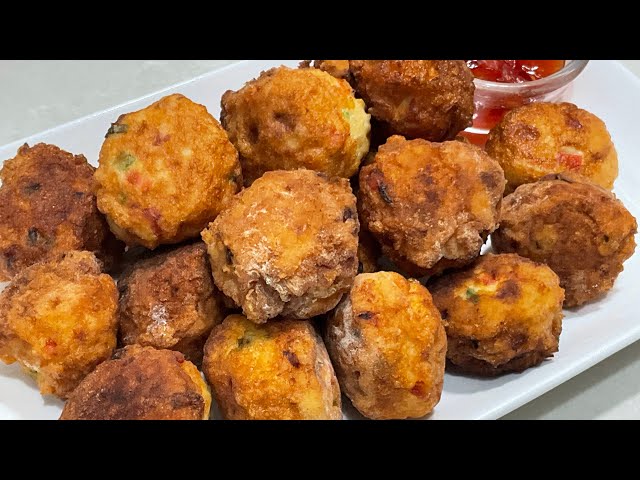 Sizzling Fried Scrumptious Chicken Balls & Delicious Fried Stuffed Okra