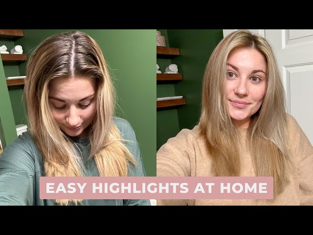 TOUCHING UP HIGHLIGHTS AT HOME