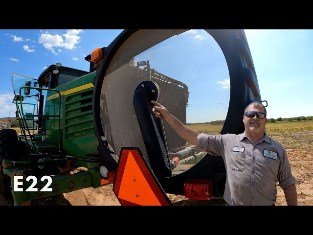 Larry's Life E22 | How to Repair John Deere R450 Swather with Rotary Screen/Wand that Stops Turning