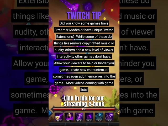 Twitch Extensions for Games - Twitch Tips