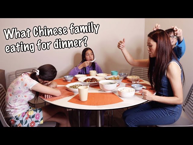 What Chinese family eat for dinner? Lion's head and much more!