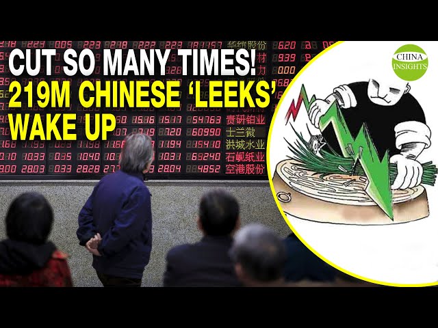 China's stock market in deep recession: 219 million Chinese individual investors flee