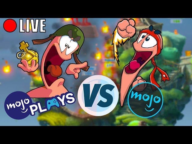 Worms WMD - WatchMojo VS MojoPlays LIVE!