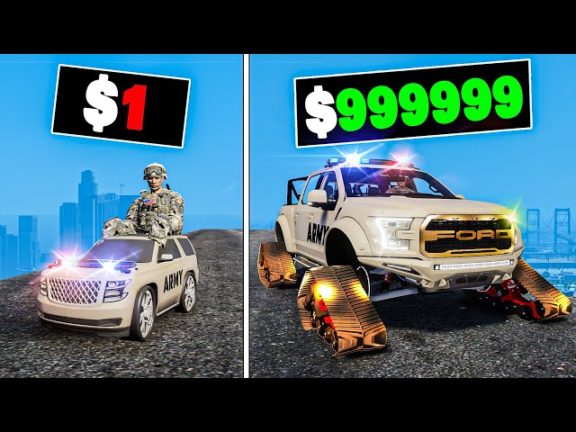 $1 to $1,000,000 Army Truck in GTA 5