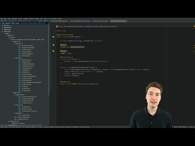 10. Using Kafka with Java - Event Sourcing, Distributed Systems & CQRS