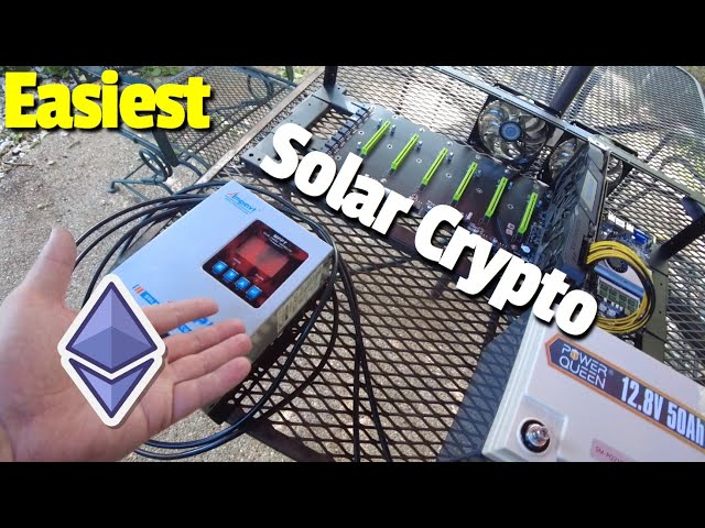 Easiest Most Efficient Solar Crypto Mining