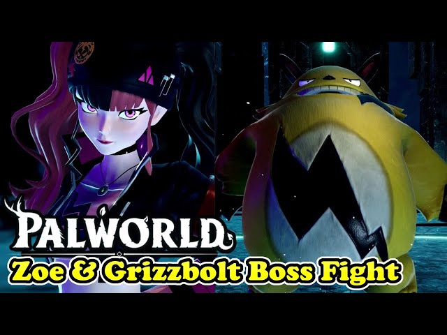 Palworld Zoe & Grizzbolt Boss Fight (Boss at Rayne Syndicate's Tower)