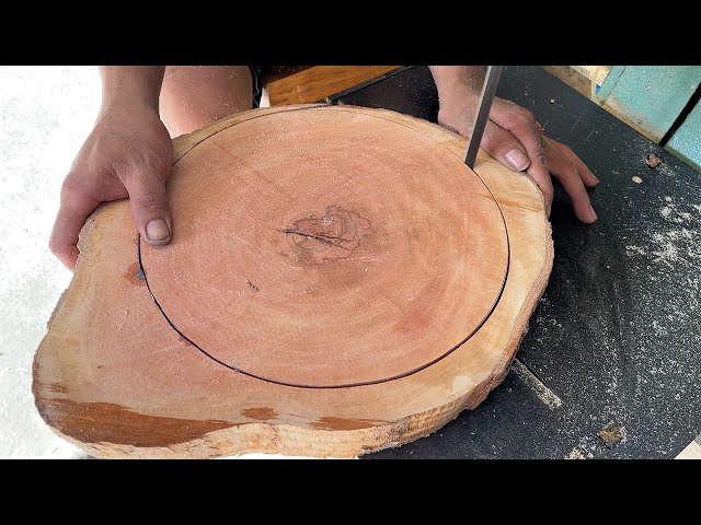 Perfect and Special Woodworking Ideas from Wood Slices // How To Make Four Wheel Wooden Toys Cars