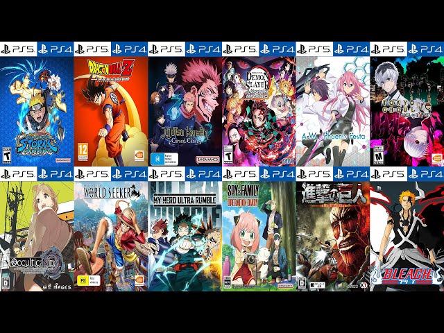 Top 25 Best Anime Games for PlayStation 4 and PlayStation 5 | ps4 & ps5 anime games