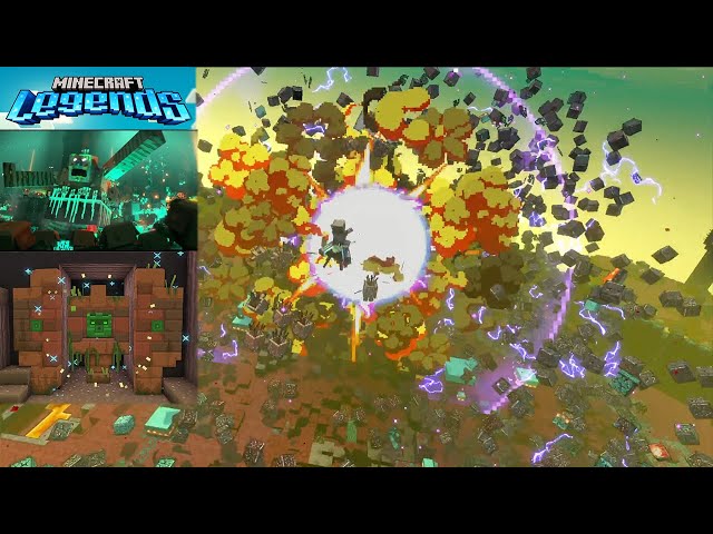 Taking Down The Hoard Of The Spore. Minecraft Legends ep5