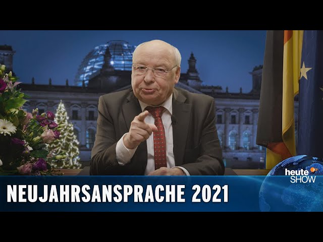 Die ehrliche Neujahrsansprache für 2021 – von Gernot Hassknecht | heute-show