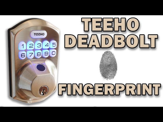 TEEHO Fingerprint and Keypad Deadbolt TE002
