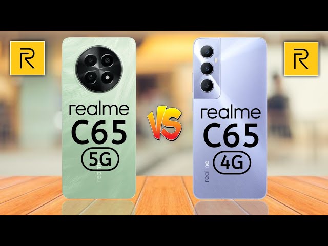 Realme C65 5G Vs Realme C65 4G