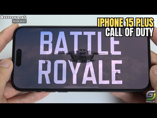 iPhone 15 Plus test game Call of Duty Mobile CODM
