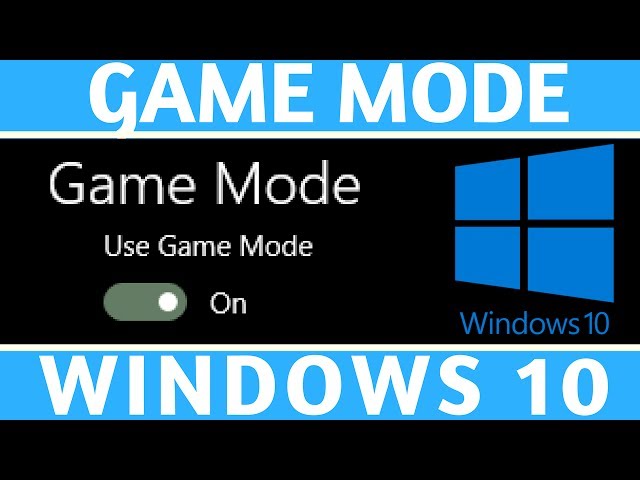 How to Turn On Game Mode - Windows 10 Tutorial